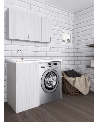 Composizione in foto lavatoio coprilavatrice - Serie Chiara