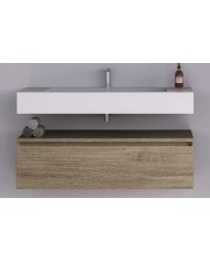 Mobile bagno sospeso 1 cassetto - Serie Alba