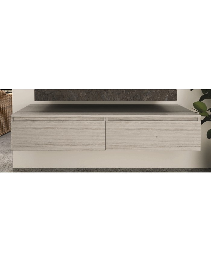 Mobile bagno sospeso 2 cassetti - Serie Procida 160