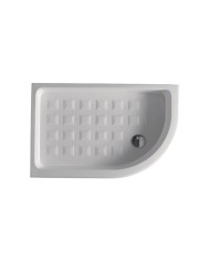 Piatto doccia semicircolare 80 x 120 DX - Serie Retrò