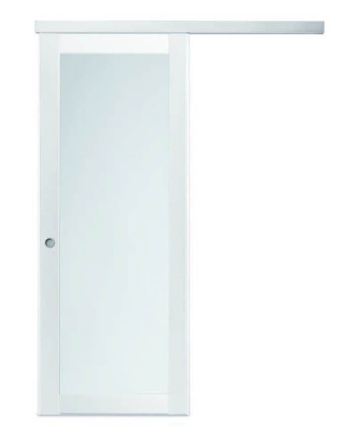Porta - Bianco Matrix Vetro