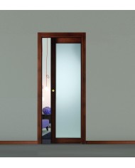 Porta - Noce nazionale vetro
