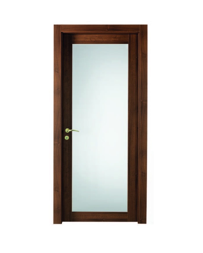 Porta - Noce nazionale vetro