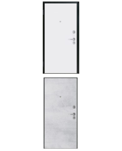 Porta blindata - Sicura Black L900 X H2100