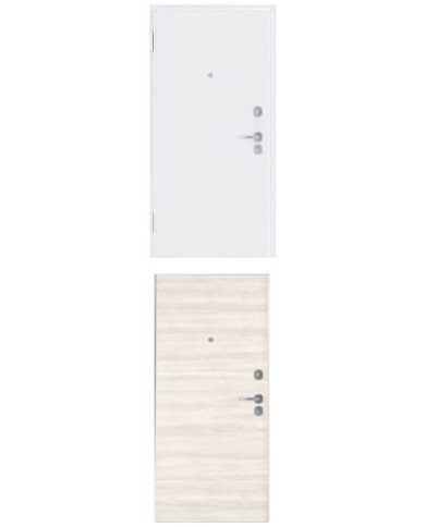 Porta blindata - Sicura White L800 X H2100 ( Apertura porta: Spinta a destra)