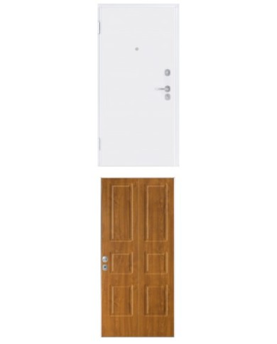 Porta blindata - Sicura White L800 X H2100 ( Apertura porta: Spinta a destra)