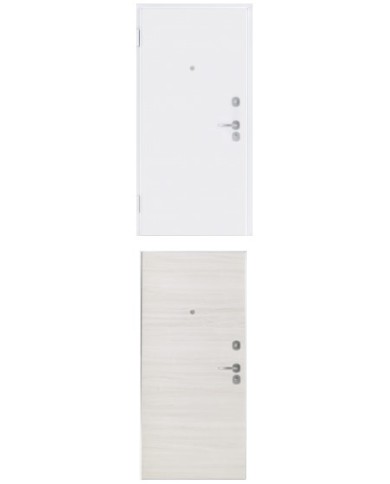 Porta blindata - Sicura White L800 X H2100 ( Apertura porta: Spinta a destra)