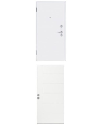 Porta blindata - Sicura White L800 X H2100 ( Apertura porta: Spinta a destra)