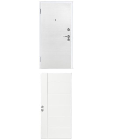 Porta blindata - Sicura White L800 X H2100 ( Apertura porta: Spinta a destra)