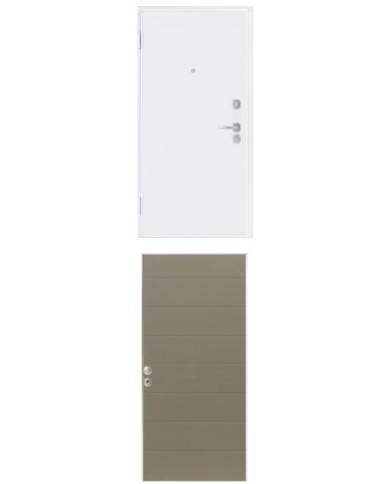 Porta blindata - Sicura White L800 X H2100 ( Apertura porta: Spinta a destra)