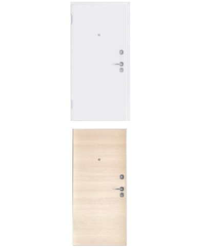 Porta blindata - Sicura White L800 X H2100 ( Apertura porta: Spinta a destra)