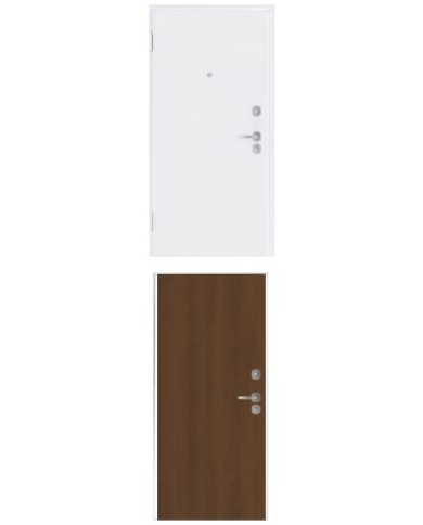 Porta blindata - Sicura White L800 X H2100 ( Apertura porta: Spinta a destra)