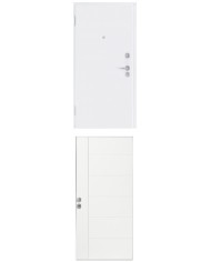 Porta blindata - Sicura White L800 X H2100 ( Apertura porta: Spinta a destra)