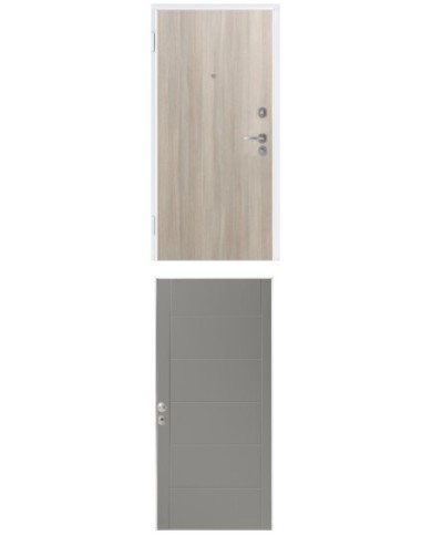 Porta blindata - Sicura White L800 X H2100 ( Apertura porta: Spinta a destra)