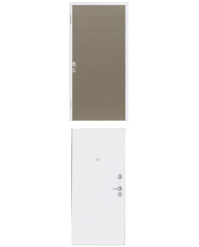 Porta blindata - Sicura White L800 X H2100 ( Apertura porta: Spinta a destra)