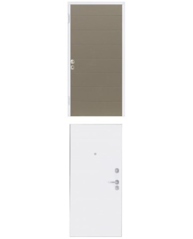 Porta blindata - Sicura White L800 X H2100 ( Apertura porta: Spinta a destra)