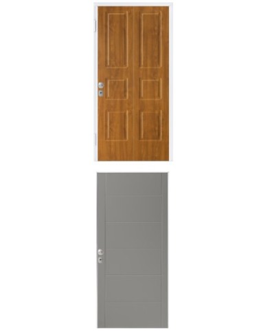 Porta blindata - Sicura White L800 X H2100 ( Apertura porta: Spinta a destra)