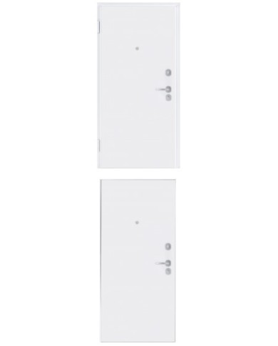 Porta blindata - Sicura White L800 X H2100 ( Apertura porta: Spinta a destra)