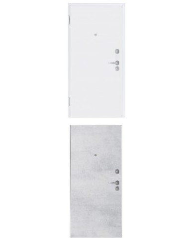 Porta blindata - Sicura White L800 X H2100 ( Apertura porta: Spinta a destra)