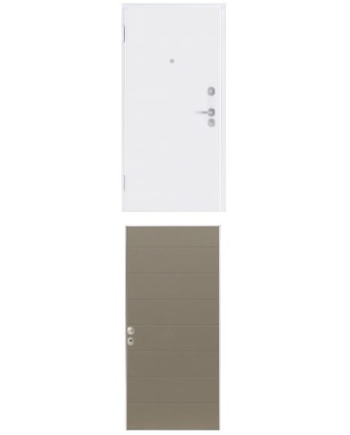 Porta blindata - Sicura White L800 X H2100 ( Apertura porta: Spinta a destra)