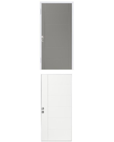 Porta blindata - Sicura White L800 X H2100 ( Apertura porta: Spinta a destra)