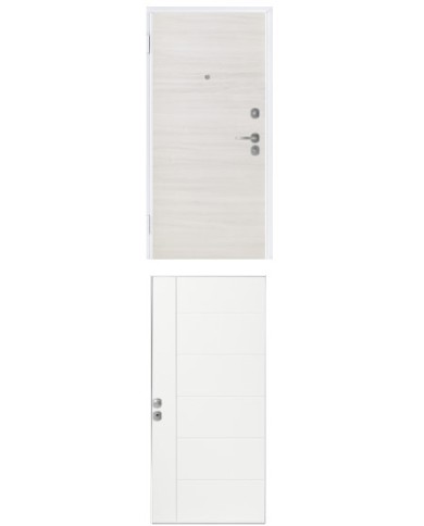 Porta blindata - Sicura White L800 X H2100 ( Apertura porta: Spinta a destra)