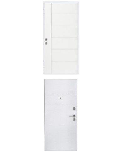 Porta blindata - Sicura White L800 X H2100 ( Apertura porta: Spinta a destra)