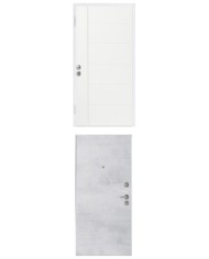 Porta blindata - Sicura White L800 X H2100 ( Apertura porta: Spinta a destra)