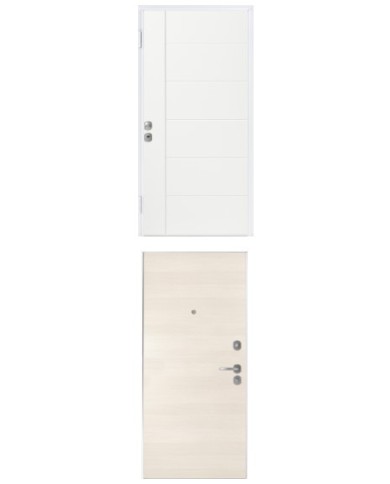 Porta blindata - Sicura White L800 X H2100 ( Apertura porta: Spinta a destra)