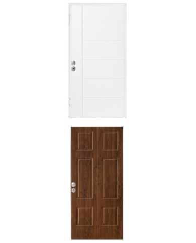 Porta blindata - Sicura White L800 X H2100 ( Apertura porta: Spinta a destra)