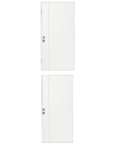 Porta blindata - Sicura White L800 X H2100 ( Apertura porta: Spinta a destra)