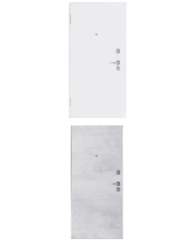 Porta blindata - Sicura White L800 X H2100 ( Apertura porta: Spinta a sinistra)