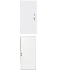 Porta blindata - Sicura White L800 X H2100 ( Apertura porta: Spinta a sinistra)