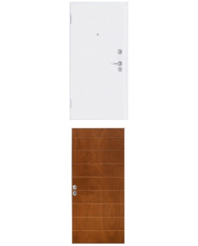 Porta blindata - Sicura White L800 X H2100 ( Apertura porta: Spinta a sinistra)