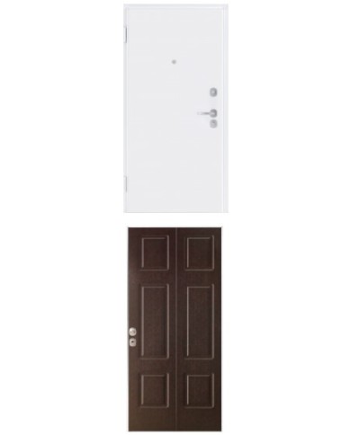 Porta blindata - Sicura White L800 X H2100 ( Apertura porta: Spinta a sinistra)