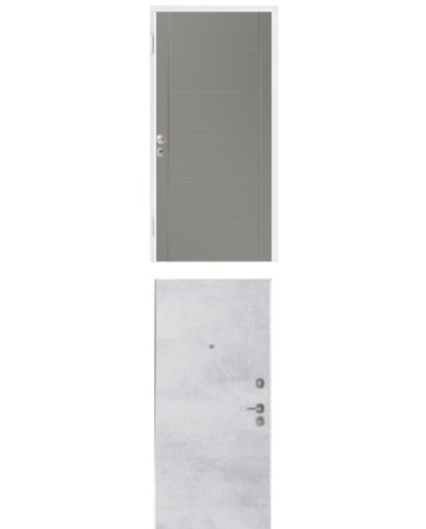 Porta blindata - Sicura White L800 X H2100 ( Apertura porta: Spinta a sinistra)