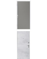 Porta blindata - Sicura White L800 X H2100 ( Apertura porta: Spinta a sinistra)