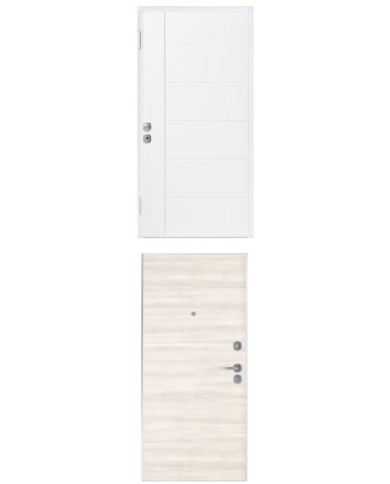 Porta blindata - Sicura White L800 X H2100 ( Apertura porta: Spinta a sinistra)