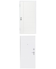 Porta blindata - Sicura White L800 X H2100 ( Apertura porta: Spinta a sinistra)