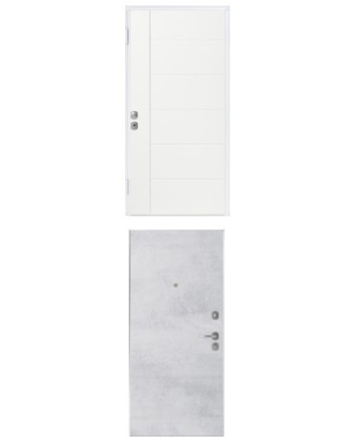 Porta blindata - Sicura White L800 X H2100 ( Apertura porta: Spinta a sinistra)