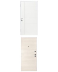 Porta blindata - Sicura White L800 X H2100 ( Apertura porta: Spinta a sinistra)