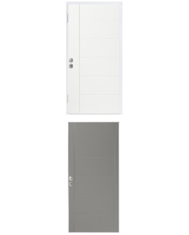 Porta blindata - Sicura White L800 X H2100 ( Apertura porta: Spinta a sinistra)