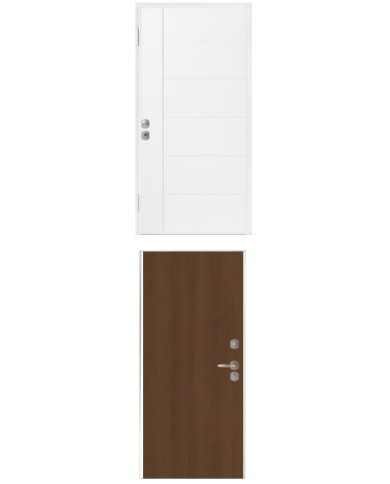 Porta blindata - Sicura White L800 X H2100 ( Apertura porta: Spinta a sinistra)