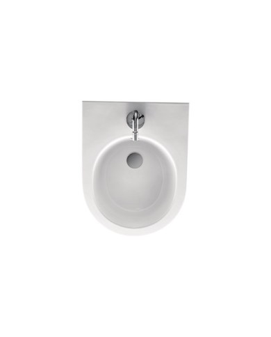 Bidet 48 filo muro monoforo e completo di fissaggio WB9N - Serie FLO