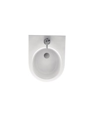 Bidet 48 filo muro monoforo e completo di fissaggio WB9N - Serie FLO