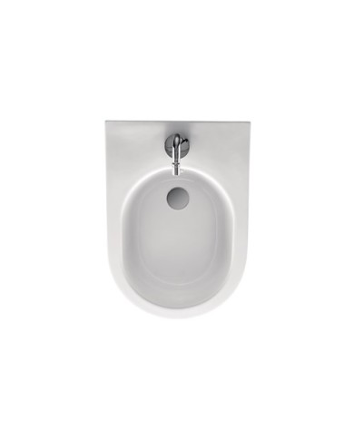 Bidet 52 filo muro monoforo e completo di fissaggio WB9N - Serie FLO
