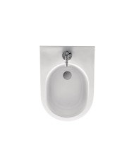 Bidet 56 filo muro monoforo e completo di fissaggio WB9N - Serie FLO