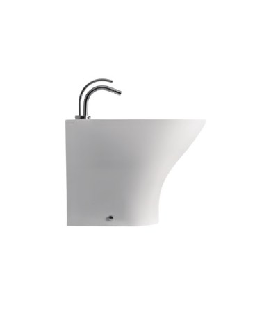 Bidet filo muro monoforo e completo di fissaggio WB9N - Serie Aquatech