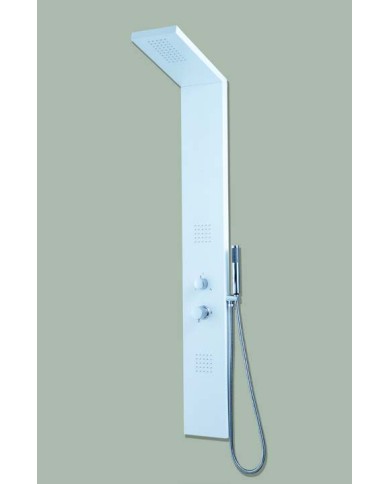 Colonna doccia in alluminio bianco - Tipologia Gamma
