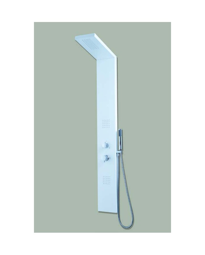 Colonna doccia in alluminio bianco - Tipologia Gamma